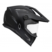 Capacete Moto Bieffe Big Trail Authentic Cross Preto Grafite Fosco C/ Óculos Sol Lançamento