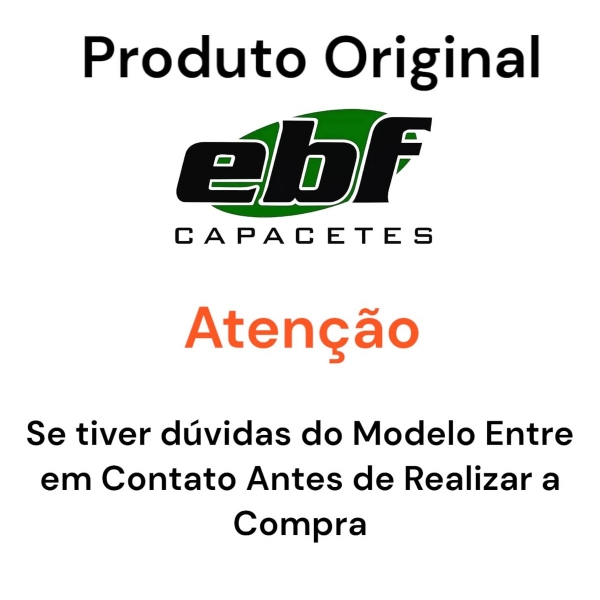 Viseira Colorida Capacete Ebf Xtroy FF526 Cosmic Helt 978 Polar / Helt 981 Avante Class Anti Risco - Fumê