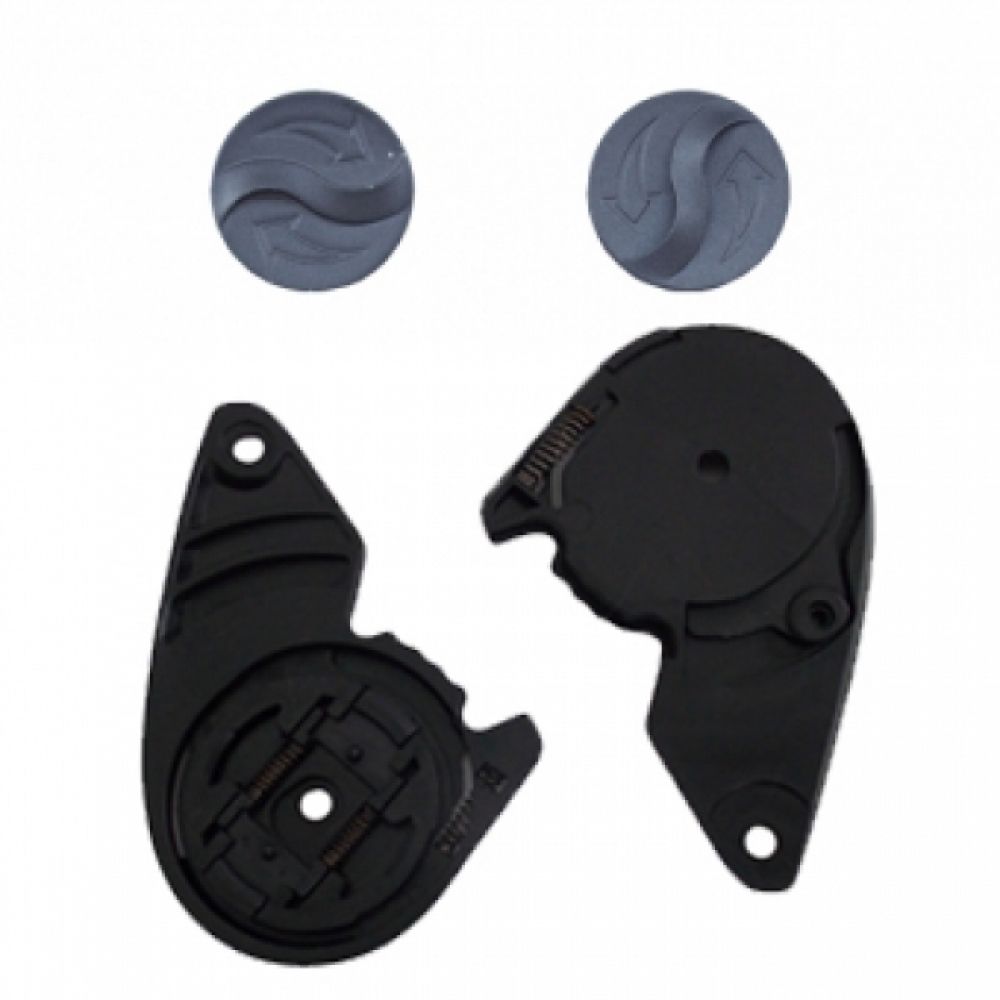 Reparo / Kit Botão Parafuso De Fixação da Viseira Para Capacete Helt New Race Glass / Tour - Par