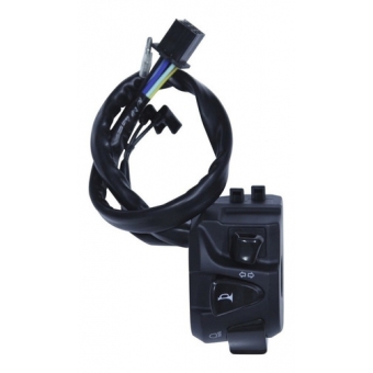 Interruptor Guidão Chave Luz Seta Buzina Moto Nxr Bros 160 Esd Esdd 2015 2016 2017 2018 Lado Esquerdo