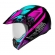 Capacete Moto Feminino Ebf Super Motard Action Preto Rosa Motocross Trilha C/ Viseira Lançamento - Rosa