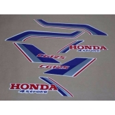 Kit Adesivos Faixa Cg 125 1988 Branca Cg125 Jogo Adesivo