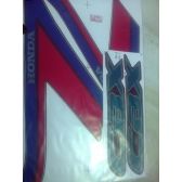 Kit Adesivos Faixa Cbx 150 Aero 92/93 Vermelha Jogo Adesivo - Moto Vermelha 92/93