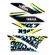 Kit Adesivos Faixas Moto XTZ 150 Crosser 2019/2020 Branca Jogo Adesivo