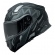 Capacete Moto Robocop Bieffe Premium B- Dynamic Attractie Preto Escamoteavel C/ Óculos Lançamento