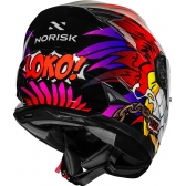 Capacete Moto Fechado Norisk Ff302 Soul Loko Pica Pau Masculino Feminino C/ Óculos Interno C/ Selo Inmetro