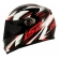 Capacete Moto Fechado Ls2 Ff358 Classic Draze Branco Preto Vermelho C/ Selo Inmetro Lançamento