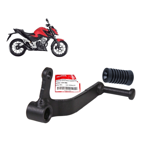 Pedal Câmbio Marcha Moto Cb 300 F Twister 2023 2024 2025 C/ Borracha Original Honda