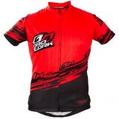 Camisa Camiseta Blusa Caminhada Corrida Ciclismo Bike Line Pro Tork - Vermelha / Preta