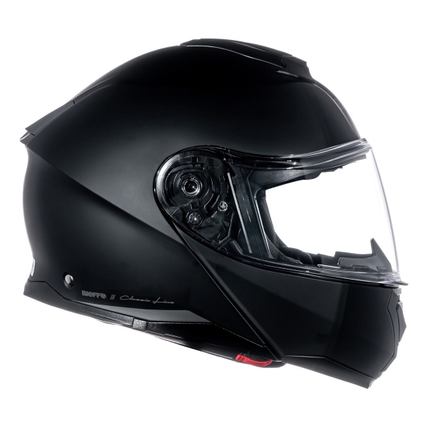 Capacete Moto Robocop Bieffe Premium B- Dynamic Attractie Classic Preto Fosco Escamoteavel C/ Óculos