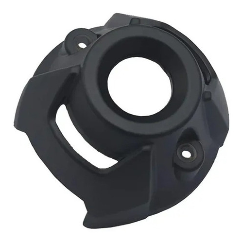 Protetor Acabamento Ponta Escape Escapamento Moto Fazer 250 2018 19 20 2021 2022 Redondo Mod Original Preto Fosco