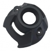 Protetor Acabamento Ponta Escape Escapamento Moto Fazer 250 2018 19 20 2021 2022 Redondo Mod Original Preto Fosco