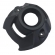 Protetor Acabamento Ponta Escape Escapamento Moto Fazer 250 2018 19 20 2021 2022 Redondo Mod Original Preto Fosco