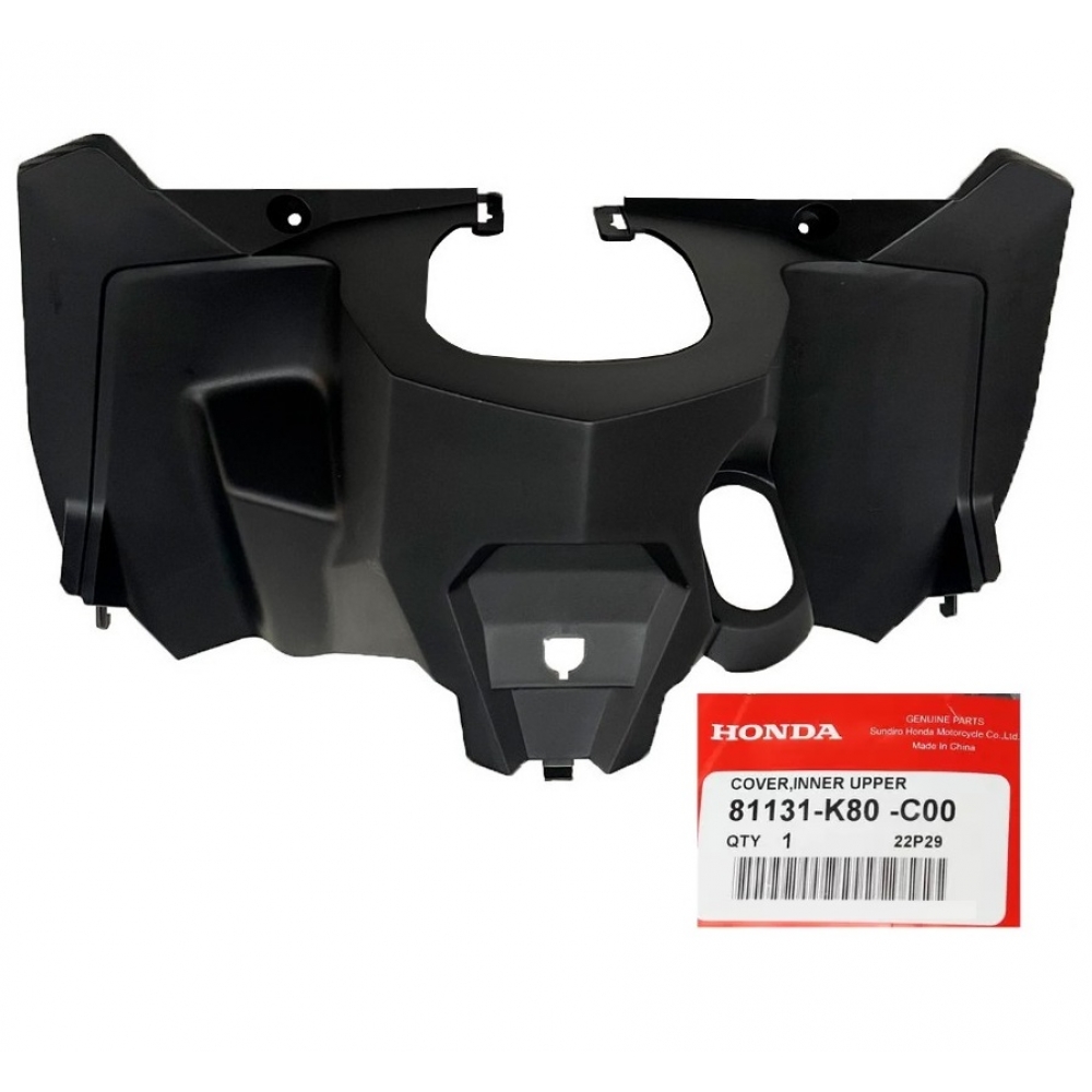 Carenagem Superior Interna Guidão Elite 125 2019 2020 2021 2022 2023 2024 Original Honda - Preto