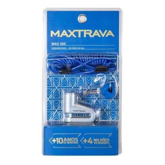 Trava Cadeado Tranca Freio Disco Para Roda Moto Anti Furto