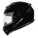 Capacete Moto Esportivo Fechado Norisk Razor Monocolor Solid Preto C/ Selo Inmetro - Brilho