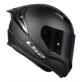 Capacete Moto LS2 FF810 Vigo Monocolor Preto Fosco Verde Militar Branco C/ Spoiler Masculino Feminino Lançamento - Preto Fosco