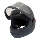 Capacete Moto Automático Ebf Solid Classic C/ Viseira Automática C/ Selo Inmetro - Preto