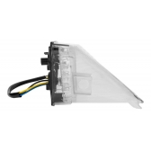 Lanterna Luz Freio Led Traseira Moto Fazer 250 2011 22012 2013 2014 2015 2016 Até 2017 Completa Lente Cristal