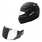Viseira Espelhada Capacete Robocop EscamoteavelTaurus Zarref Novo V3 V4 V5 Cromada Original - Cristal