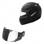 Viseira Espelhada Capacete Robocop EscamoteavelTaurus Zarref Novo V3 V4 V5 Cromada Original - Cristal