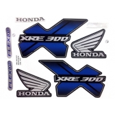 Kit Adesivo Faixa Honda Xre 300 Preta 2015 Jogo Adesivos