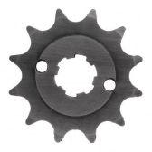 Pinhão Pião Moto Trilha Crf 230 Xr 200 Cbx 200 Pião 12 Dentes + Força - Preto