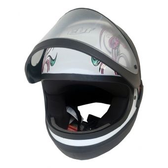 Capacete Moto Feminino Automático Ebf Borboleta C/ Selo Inmetro