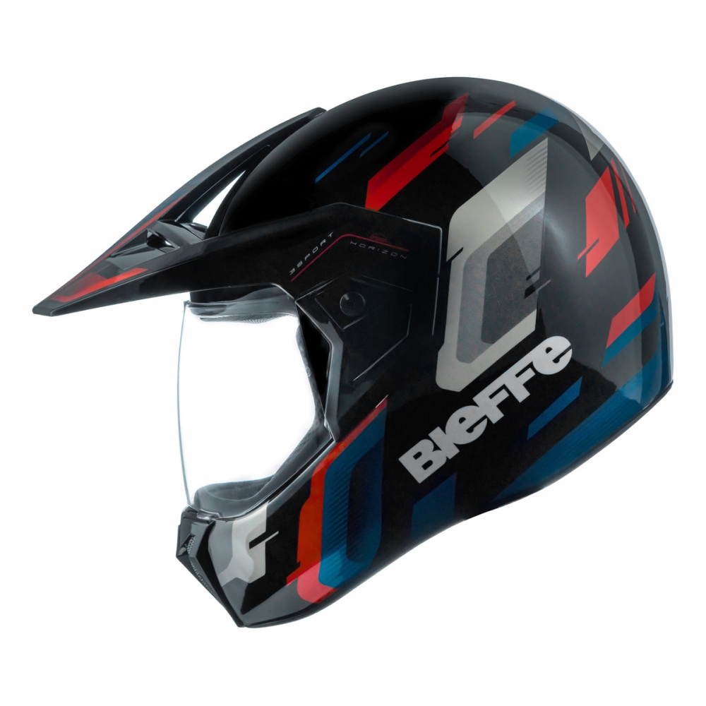 Capacete Moto Bieffe 3 Sport Horizon Esportivo Cross Trilha C/ Selo Inmetro Lançamento
