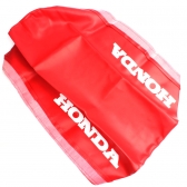 Capa De Banco Moto XLX 250 1982 1983 1984 1985 1986 1987 1988 1989 1990 1992 1992 Modelo Original C/ Escrita Honda - Vermelho