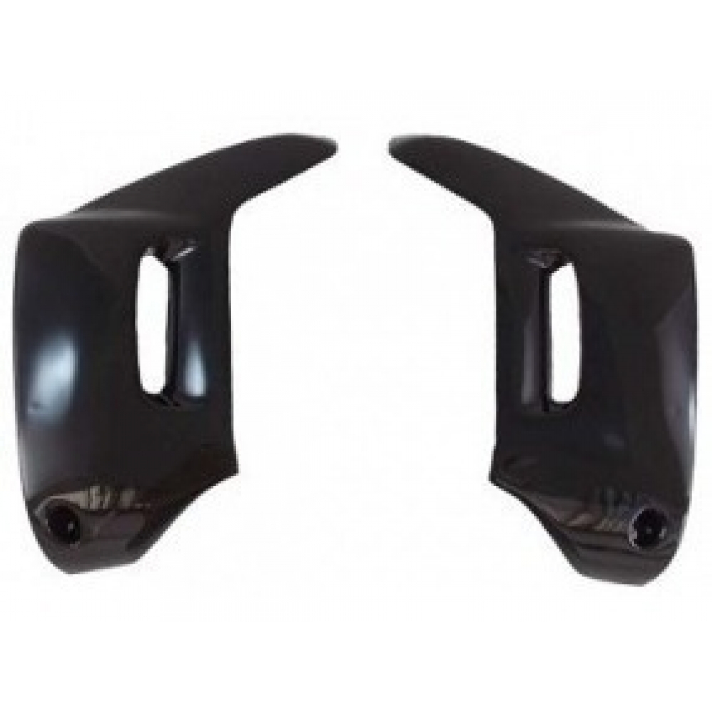 Par De Carenagem Lateral Aba Tanque Xr 200 Xr200 Preta Aleta Modelo Original - Preto