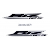 Kit Adesivos Faixas Moto BIZ 125 Azul 2022 2023 Jogo Adesivo Jotaesse