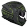 Capacete Moto Fechado Ls2 Ff808 Stream 2 Maze Esportivo C/ Óculos Interno Lançamento C/ Selo Inmetro - Cinza Fosco Verde
