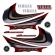 Kit Adesivos Faixas Moto Yamaha Ybr 125 Vermelha 2007 Jogo Adesivo Modelo Original Jotaesse